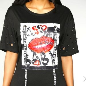 Fashion Nova Smack on the Lips Tunic